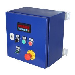 RIQ100 Dosing panel for pulse flow meters.