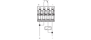 Schema di allacciamento Comportamento PNP.