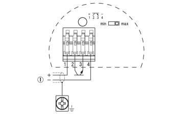 Schema di allacciamento Schema di collegamento transistore.