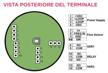Schema di connessione dei pin