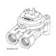 93A-06xx/xVxx Misuratore di portata a turbina FH G1/4" FLAT